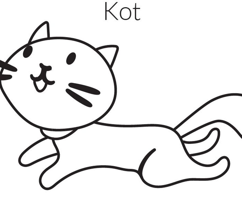 Kolorowanka kotek