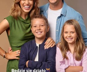 M jak miłość nowy sezon po wakacjach. Kama (Michalina Sosna), Marcin (Mikołaj Roznerski), Szymek (Staś Szczypiński), Maja (Laura Jankowska)