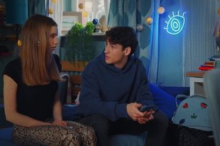 M jak miłość odc. 1864. Grzesiek (Borys Wiciński), Sara (Nadia Smyczek)