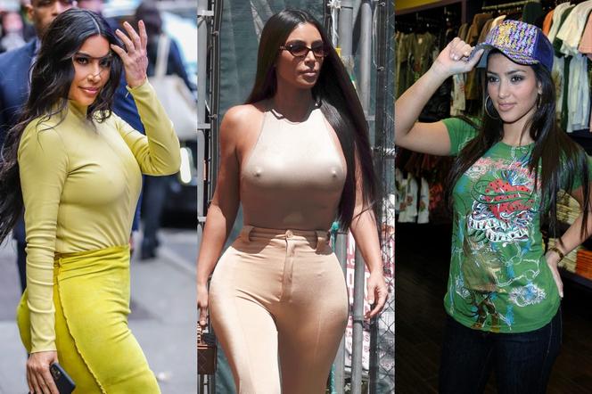Kim Kardashian kiedyś i dziś