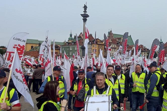 Wielki protest rolników w Warszawie. Utrudnienia na drogach
