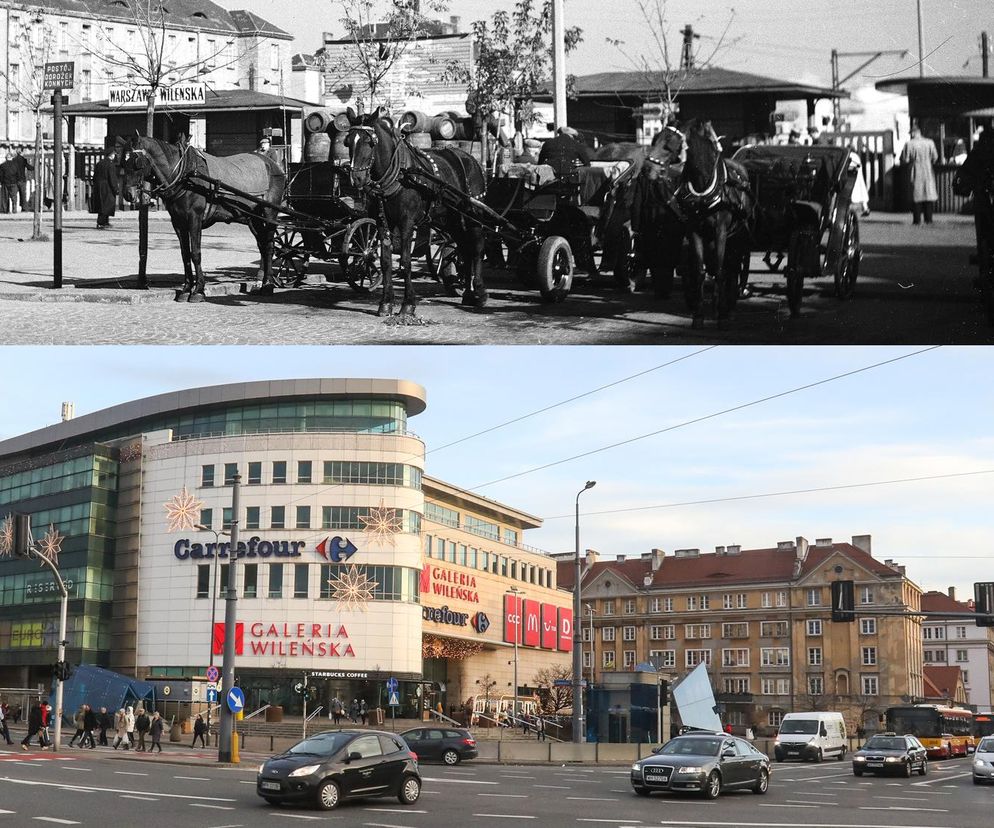 Warszawa. Dworzec Wileński dawniej i dziś