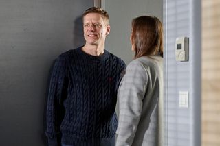 Na Wspólnej odc. 4058: Robert Tadeusiak (Dariusz Wnuk), Aneta Siwek (Dorota Krempa)