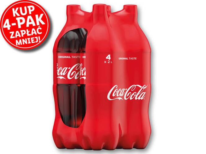 Lidl – mega promocje! Cocca-Cola 3,29 zł/ 2 l