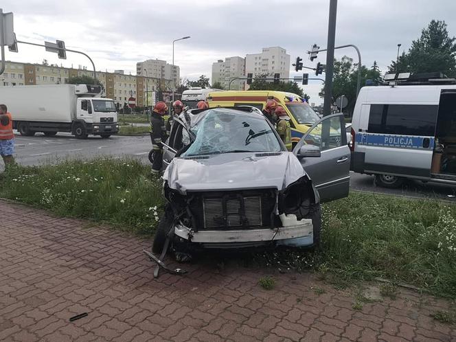 Wypadek na ulicy Kamiennej w Bydgoszczy