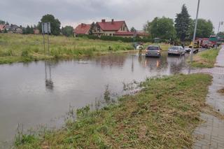 Pozalewane i nieprzejezdne ulice po ulewie