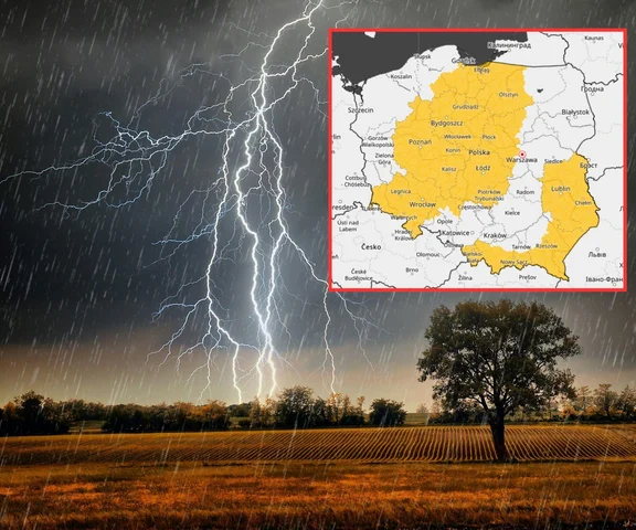 Burze z gradem nadciągają nad Polskę. IMGW wydało ostrzeżenia!