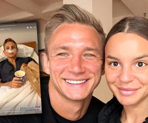 Jakub Rzeźniczak trafił na stół operacyjny. Ukochana nie odstępowała go na krok 