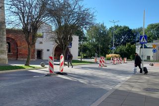 Ulica Łukasińskiego będzie wkrótce przejezdna. Trwają ostatnie prace