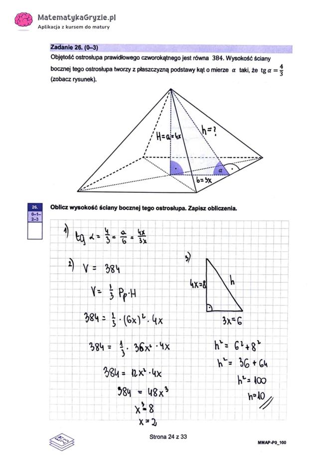 Matura próbna 2023 - odpowiedzi z matematyki