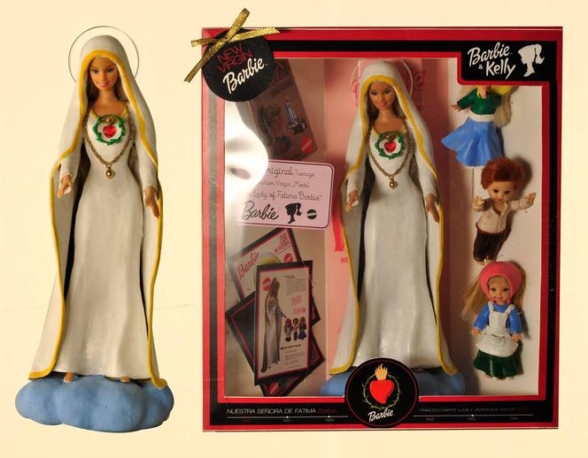 Matka Boska jako Lalka Barbie, Jezus na krzyżu jako Ken