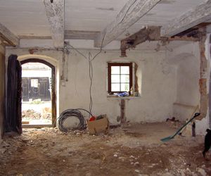 Remont domu szachulcowego w Płóczkach Górnych (Dolny Śląsk)