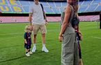 Lewandowscy z córeczkami