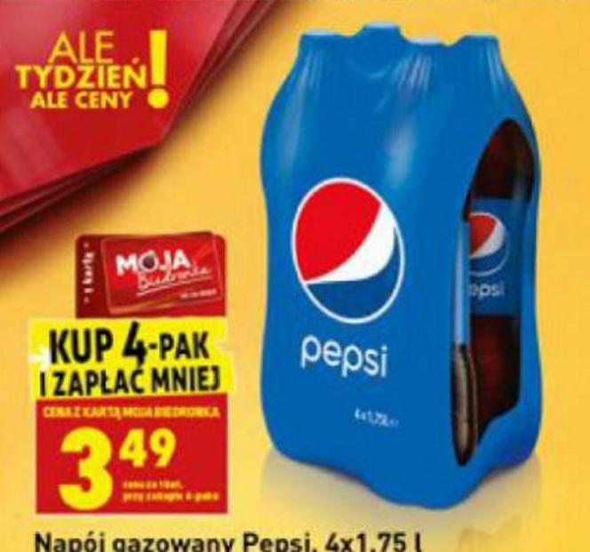 Duża Pepsi 3,49 zł