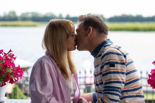 Barwy szczęścia odc. 3125. Łukasz (Michał Rolnicki), Agnieszka (Katarzyna Tlałka)