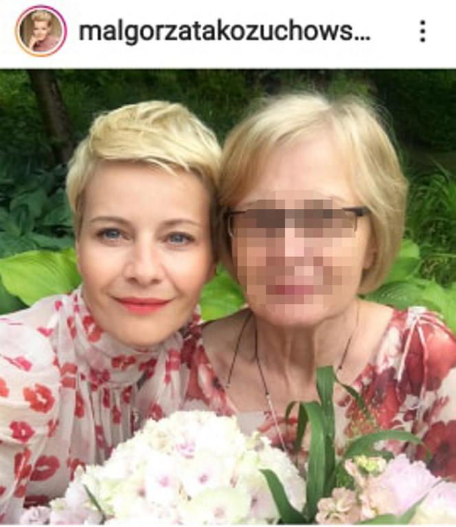 Małgorzata Kożuchowska chroni mamę przed wirusem