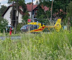 Fatalny wypadek pod Lesznem! Trzy osoby ranne. Śmigłowiec zabrał 42-latka [ZDJĘCIA]