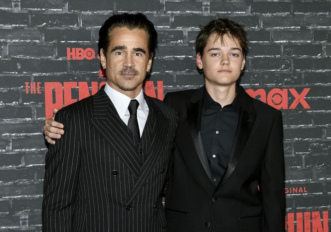 Colin Farrell zabrał syna na ściankę