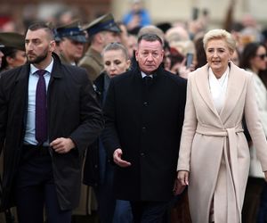 Jesienne stylizacje pierwszych dam