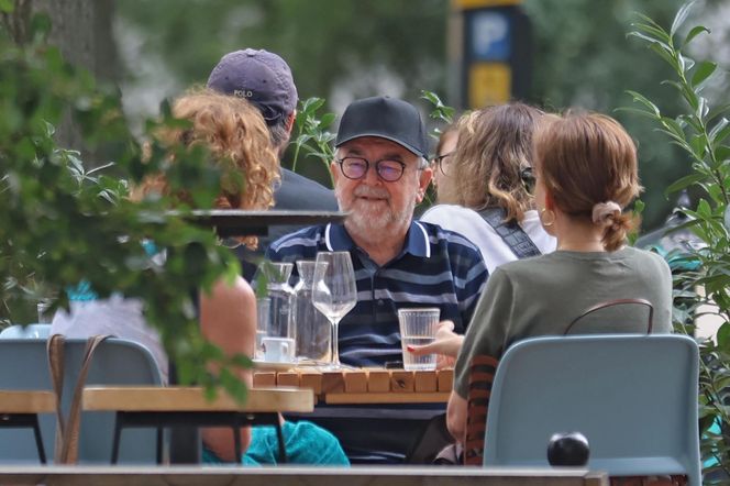 Edward Miszczak i Anna Cieślak na bazarku
