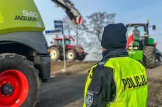 Protest rolników w woj. podlaskim (9.02.2024)