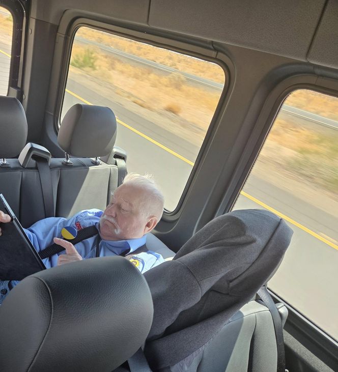 Lech Wałęsa w podróży po Ameryce Północnej