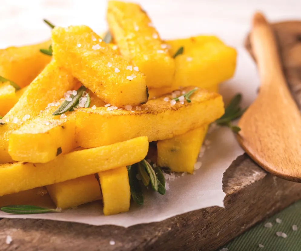 Frytki z polenty. Bezglutenowe i chrupiące kukufrytki