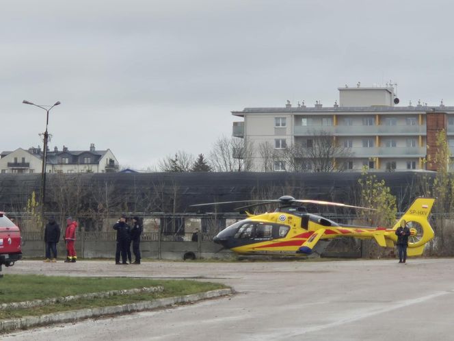 Zawalił się dach hali w Mławie