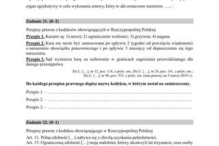 Matura: WOS. Zadania z 2018 ROKU,  akusze CKE