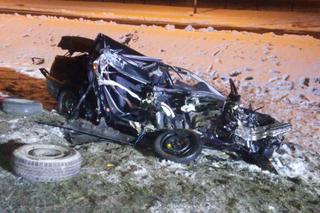 Tragedia w Ostaszewie - nie żyje kierowca BMW. Policja prosi o pomoc świadków! [ZDJĘCIA]