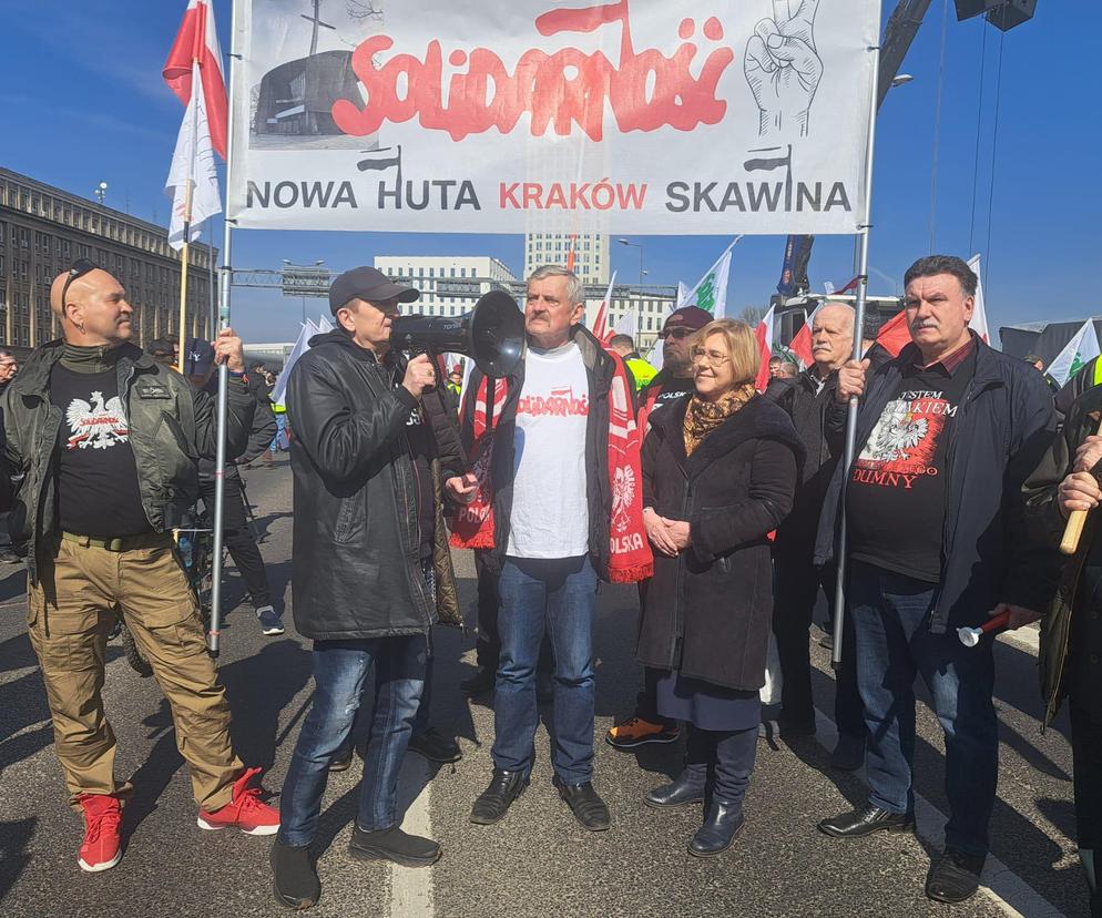 Protest rolników w Krakowie. 20.03.2024