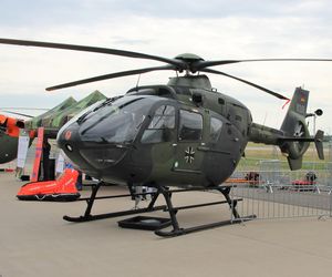Śmigłowiec Bundeswehry rozbił się pod Lipskiem. Los pilota nie jest znany