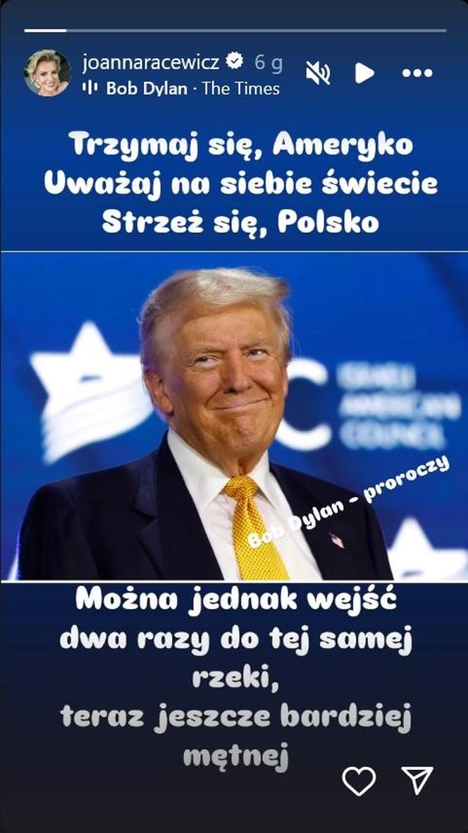 Joanna Racewicz ostro o wynikach wyborów w USA. Trzymaj się, Ameryko. Strzeż się, Polsko