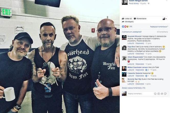 Nergal i Metallica razem na zdjęciu. Co to za okazja?