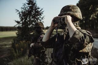 Ćwiczenia terytorialsów przy granicy z Białorusią