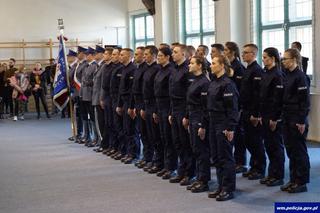 Olsztyn. Nowi policjanci z Warmii i Mazur złożyli uroczyste ślubowanie