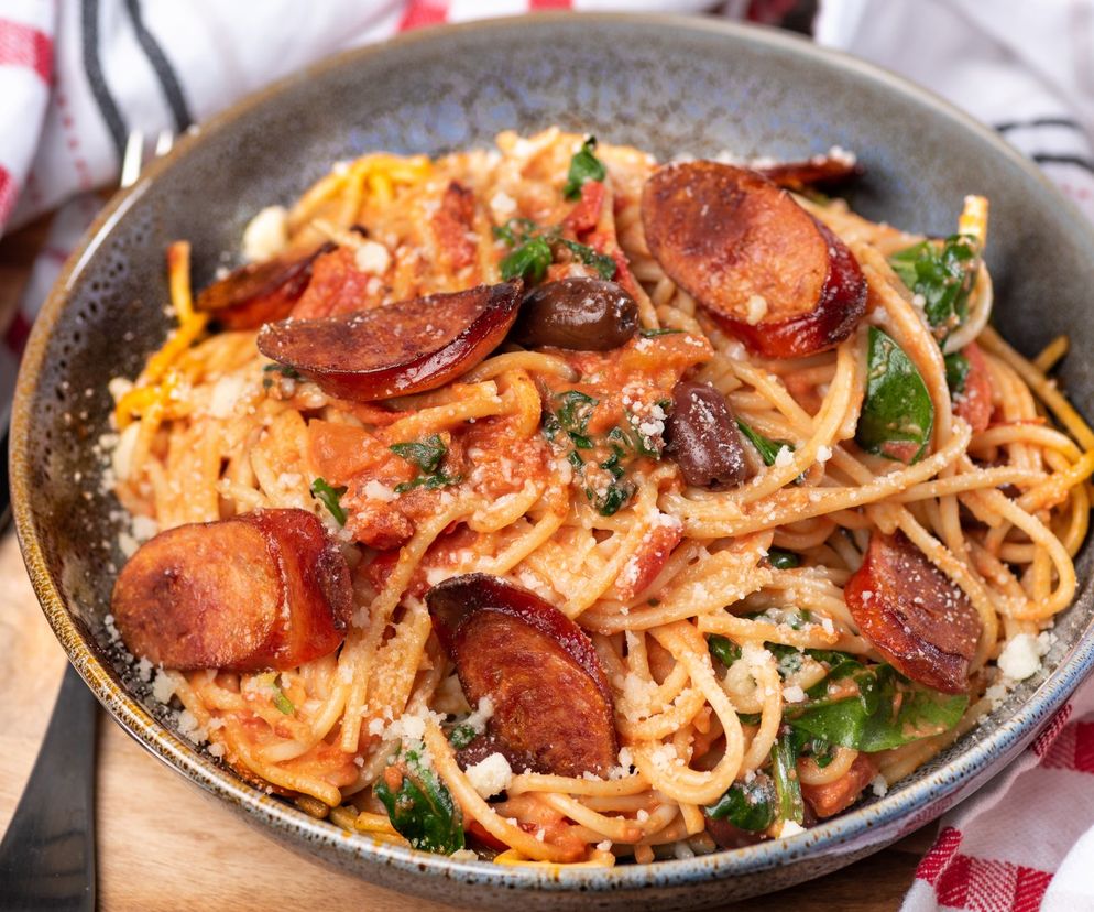 makaron z chorizo
