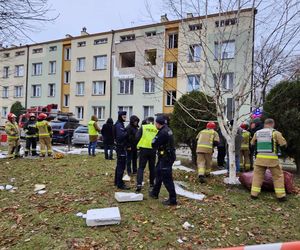 Potężna eksplozja gazu w Rzeszowie! Z mieszkania wyleciały wszystkie okna [ZDJĘCIA]