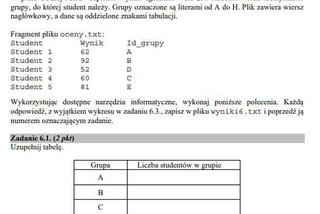 Matura 2020: Informatyka. Poziom PODSTAWOWY. ARKUSZ CKE