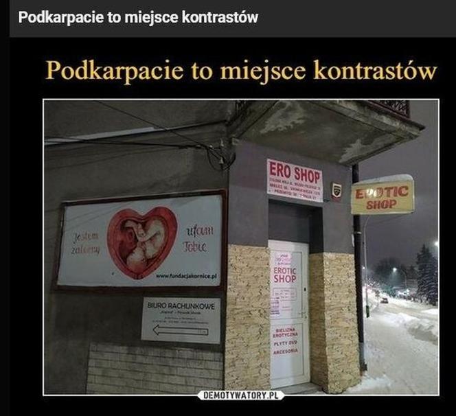 Mieszkasz na Podkarpaciu? Na pewno zaśmiejesz się z tych memów