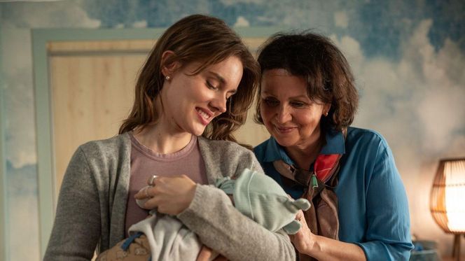 	M jak miłość odc. 1869. Franka (Dominika Kachlik), syn Antoś, Marysia (Małgorzata Pieńkowska)