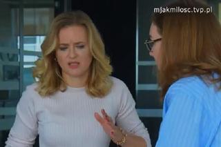 M jak miłość, odcinek 1681. Julia (Marta Chodorowska), Sylwia (Hanna Turnau)