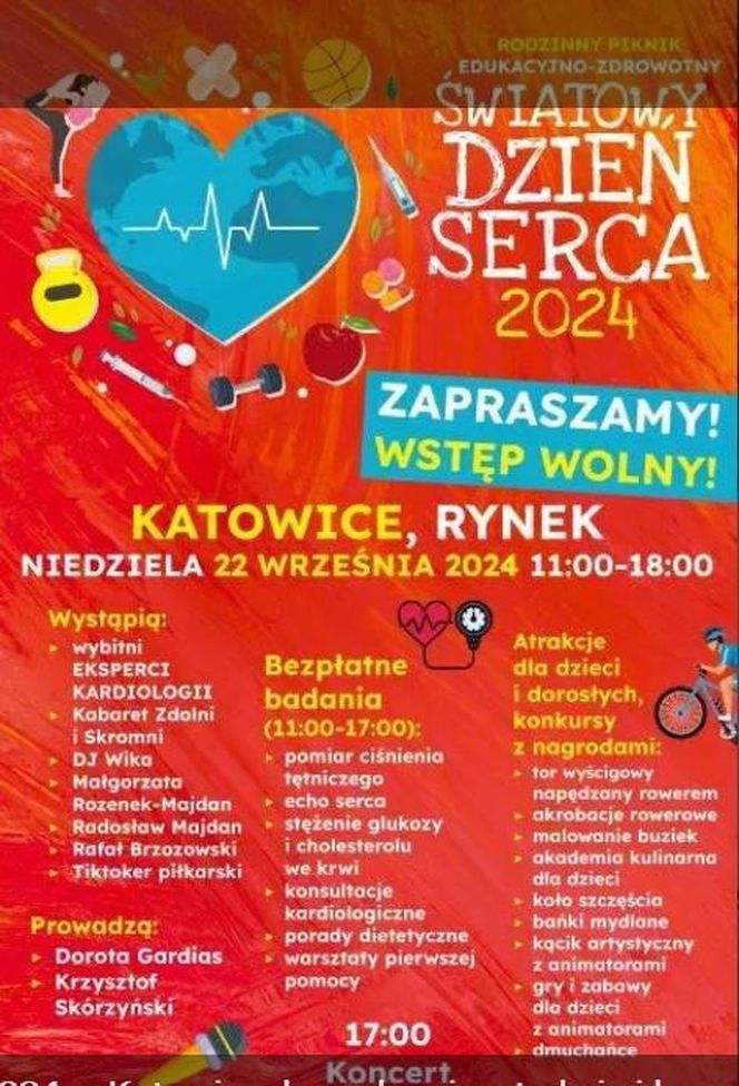 Światowy Dzień Serca 2024 w Katowicach