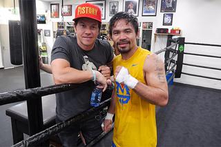 Manny Pacquiao i Mark Wahlberg