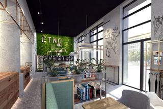 Projekt kawiarni Etno Cafe 