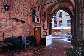 Gotyckie klimatyzatory na Podzamczu