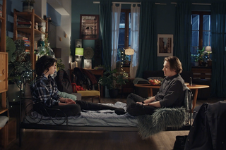 M jak miłość odc. 1726. Basia (Gabriela Raczyńska), Jasiek (Stanisław Dusza)