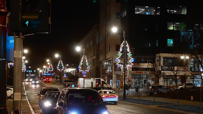 Białystok. Dekoracje świąteczne 2019/2020