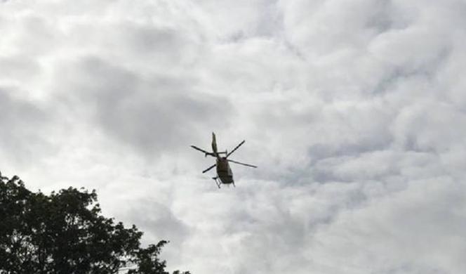 Mężczyzna podpalił się w Sajzach