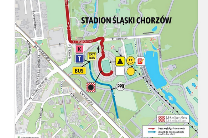 Tour de Pologne 2019: Etap III TRASA Chorzów - Zabrze 5 sierpnia MAPA TdP 2019 etap III MAPY Gdzie jadą kolarze?